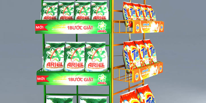 Chuyên sản xuất quầy kệ quảng cáo giá rẻ tại Bến Tre