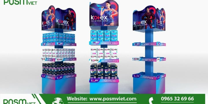 Chuyên sản xuất quầy kệ quảng cáo cho các nhãn hàng tại Hòa Bình