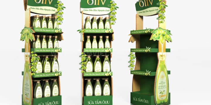 Xưởng chuyên thiết kế Posm, booth, quầy kệ giá rẻ tại Bình Định