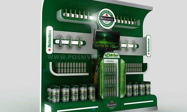 Dịch vụ chuyên sản xuất Posm, quầy kệ giá rẻ tại Nghệ An